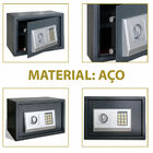 Cofre Eletrônico Teclado Digital Segurança Senha Chave Aço