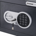 Cofre Embutir com Senha e Chave 16L 25x35x20cm Cinza 25BWK Safewell