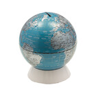 Cofre Globo Azul E Prata