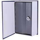 Cofre Livro Camuflado 12x6x18cm Azul - NCLA18