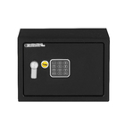 Cofre Sobrepor com Chave e Senha 21,8L 25x35x25cm Preto Yale