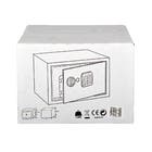 Cofre Sobrepor com Senha 9L 18x28x20cm Branco