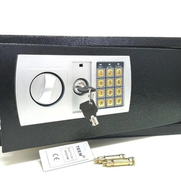 Cofre Teem 43eda Com Abertura Eletrônica Cor Preto
