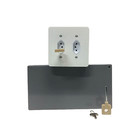 Cofre Tomada de Embutir com Chave Sem Display Aço 140x260x950mm Dovale