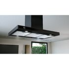 Coifa De Ilha 90cm Platinium Ebony 220v Fischer Preto