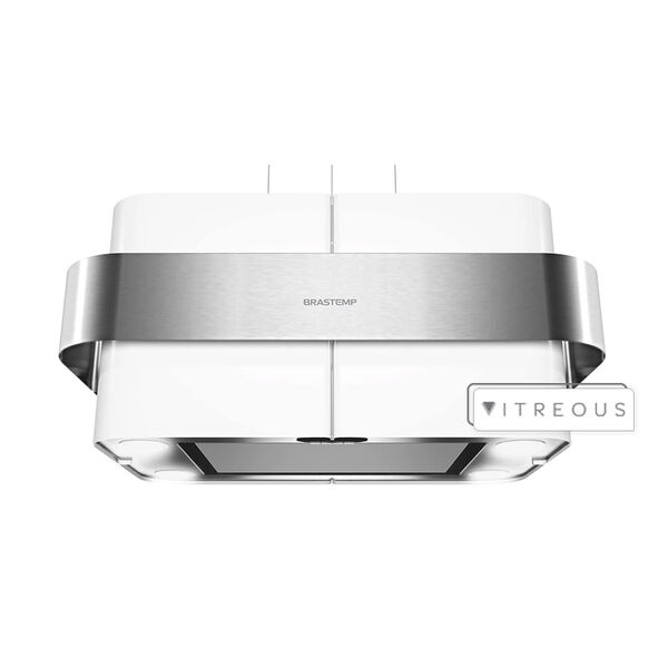 Coifa De Ilha Brastemp 75cm Luminária Com Controle Remoto Bra