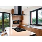 Coifa de Ilha CVC Nardelli Vidro Curvo Black 90cm 220V