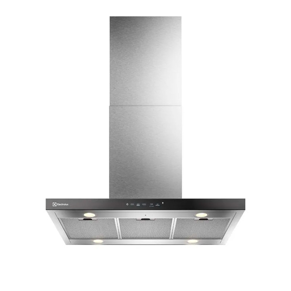 Coifa de Ilha Electrolux 90cm Inox Experience com Inteligência Artificial e Alto Poder Sucção 127V CE9IF