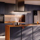 Coifa de Ilha Electrolux 90cm Inox Experience com Inteligência Artificial e Alto Poder Sucção 127V CE9IF