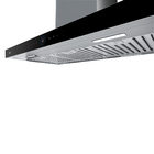 Coifa de Ilha Midea 90cm Inox e Preto 5 e 6 Bocas Smart Pro MH90M83AT24MW1 127V (110V)