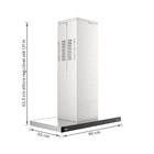 Coifa de Ilha Oster 90cm Inox 5 e 6 Bocas Touch Control OCFA590 220V