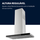 Coifa de Ilha Oster 90cm Inox 5 e 6 Bocas Touch Control OCFA590 220V