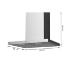 Coifa de Parede 60cm Inox 4 Bocas 220V Barcelona 20.07.32216 Debacco