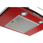 Coifa De Parede 60cm Vidro Curvo Slim Nardelli Red