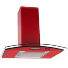 Coifa De Parede 60cm Vidro Curvo Slim Nardelli Red