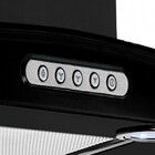 Coifa De Parede 80cm Vidro Curvo Duto Slim Fogatti Black