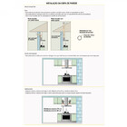 Coifa De Parede 80cm Vidro Reto Duto Slim Inox Nardelli
