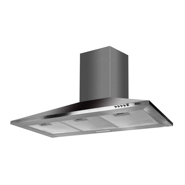 Coifa de Parede 90,5cm Inox com Vidro 5 e 6 Bocas 127V (110V) PCO92I Philco