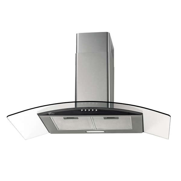 Coifa de Parede 90cm 220V Vidro Talent Fit Fischer