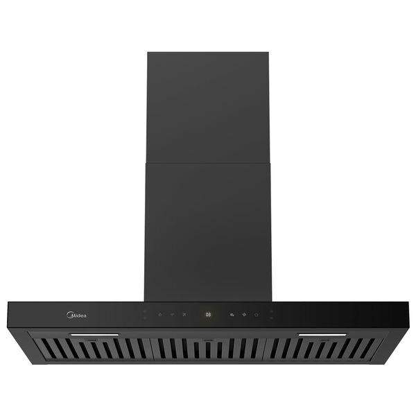 Coifa De Parede 90cm Black Inox Smart Pro Touch Midea Mh90m77