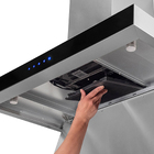 Coifa de Parede 90cm Inox 5 e 6 Bocas 127V (110V) Granada TP1091IX Suggar