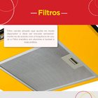 Coifa de Parede 90cm Vidro Curvo Slim Nardelli Yellow