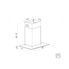 Coifa De Parede Aco+vidro Vetro Plano 60cm Tramontina 220v