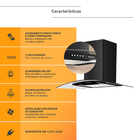 Coifa de Parede Arketto Black 90cm 127V (110V) Franke