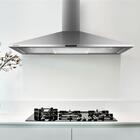 Coifa De Parede Brastemp 90 Cm Inox Piramidal 5 E 6 Bocas Com