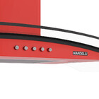 Coifa De Parede Clean Vidro Curvo 70cm 140w Nardelli