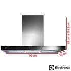 Coifa De Parede Electrolux 90 Cm Com 03 Velocidades  Painel B