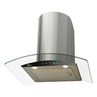 Coifa de Parede Fischer 60cm Preto e Inox com Vidro 4 Bocas com Timer Talent Touch 16741 127V (110V)