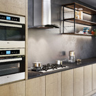 Coifa de Parede Fischer 90cm Preto e Inox com Vidro 5 e 6 Bocas com Timer Talent Touch 16740 220V