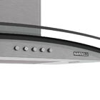 Coifa De Parede Nardelli 90cm Vidro Curvo 46010190