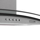 Coifa De Parede Nardelli 90cm Vidro Curvo 46010190