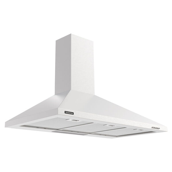 Coifa De Parede Tramontina Pirâmide Em Aço Inox 90 Cm 127 V 9