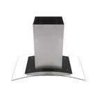 Coifa De Teto 90cm Ilha Inox E Vidro Gourmet Agratto 220V Inox