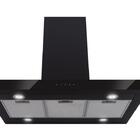 Coifa E Depurador De Ilha 90cm Eos Touch Inox Preto 110v