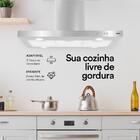 Coifa E Depurador De Parede Eos 90 Cm Eco90pt Inox 220v