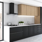 Coifa Fogatti De Parede Clean Vidro Curvo Black 60cm