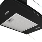 Coifa Fogatti De Parede Clean Vidro Curvo Black 75cm