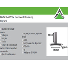 Coifa Ilha 220V Gourmand Brastemp