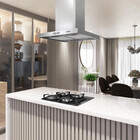 Coifa Ilha 60cm Retangular Fogatti Inox