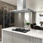 Coifa Ilha 75cm Retangular Fogatti Inox