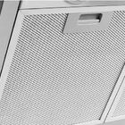 Coifa Ilha 90cm Vidro Reto 3 Velocidades Inox Inox 110v