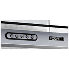 Coifa Ilha 90cm Vidro Reto Fogatti Inox