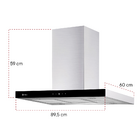 Coifa Ilha Gallant Milano Retangular Inox 90cm 127v (gco90gt1