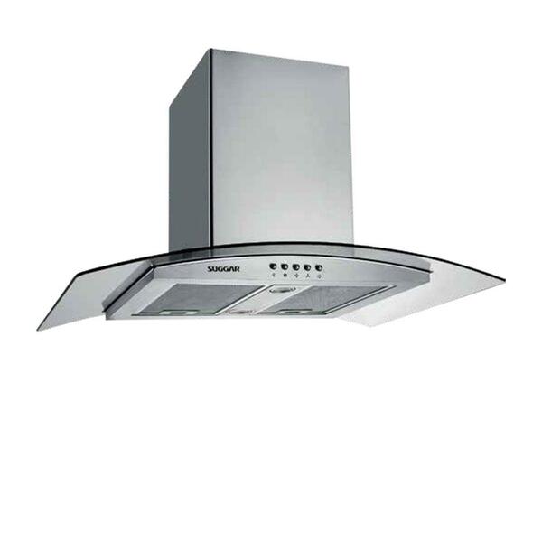 Coifa Ilha Jade 90cm Suggar Inox E Vidro 220v .tp0592ix