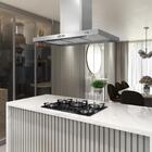 Coifa Nardelli Ilha Retangular 90cm  Inox - 220 Volts Coifa N