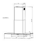 Coifa Parede Gallant Venezia Vidro Reto Inox 90cm 127v Gco90r